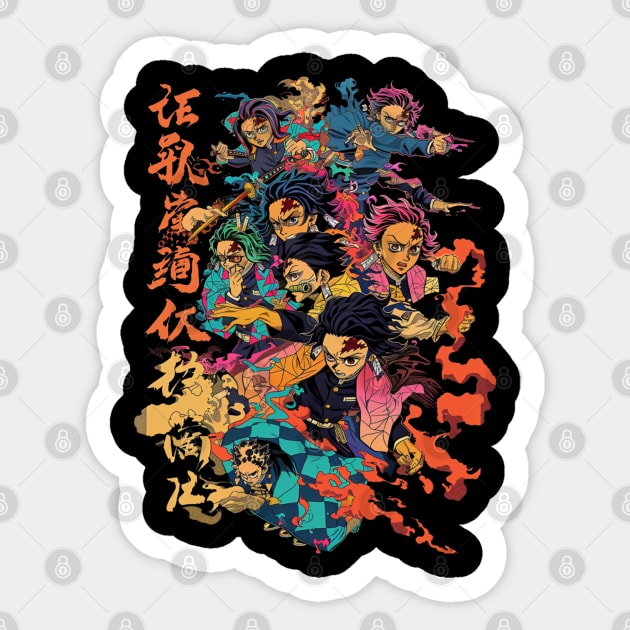 Demon Slayer Heroic Highlights Sticker by Chocolate Candies